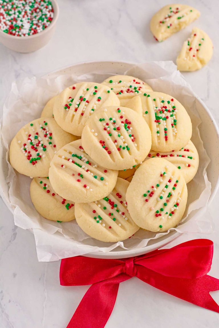 Whipped Shortbread Cookies