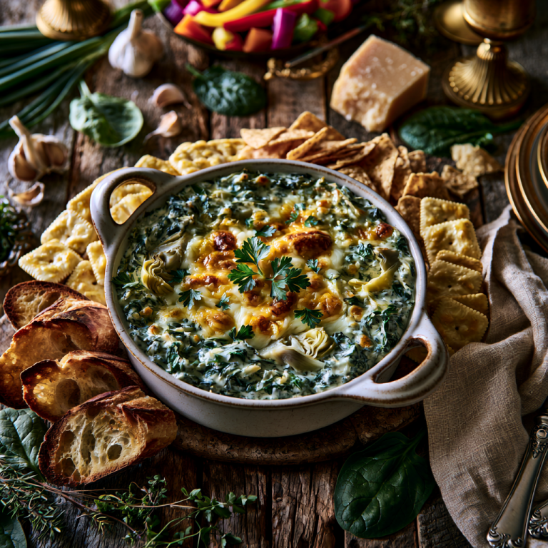 Hot Spinach Artichoke Dip