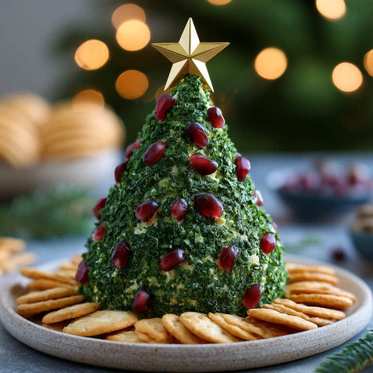 Christmas Tree Cheese Ball