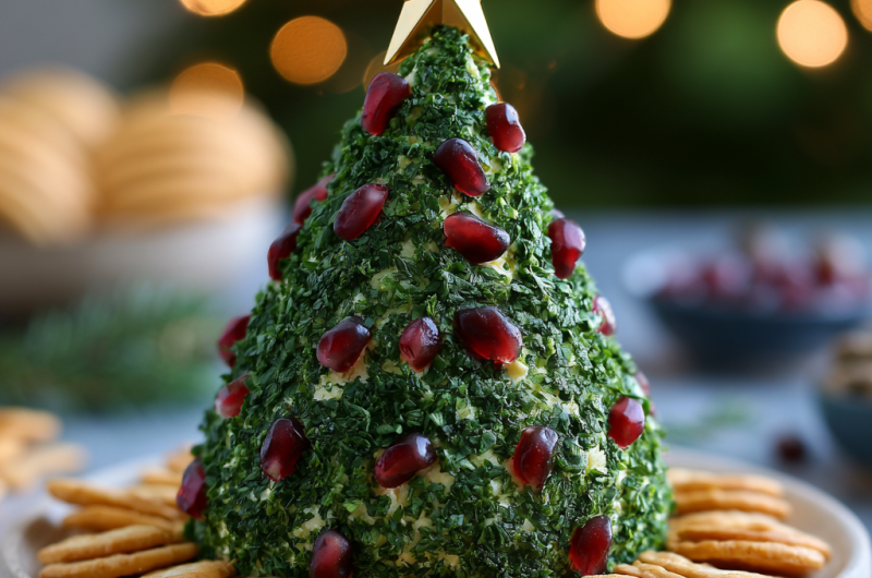 Christmas Tree Cheese Ball