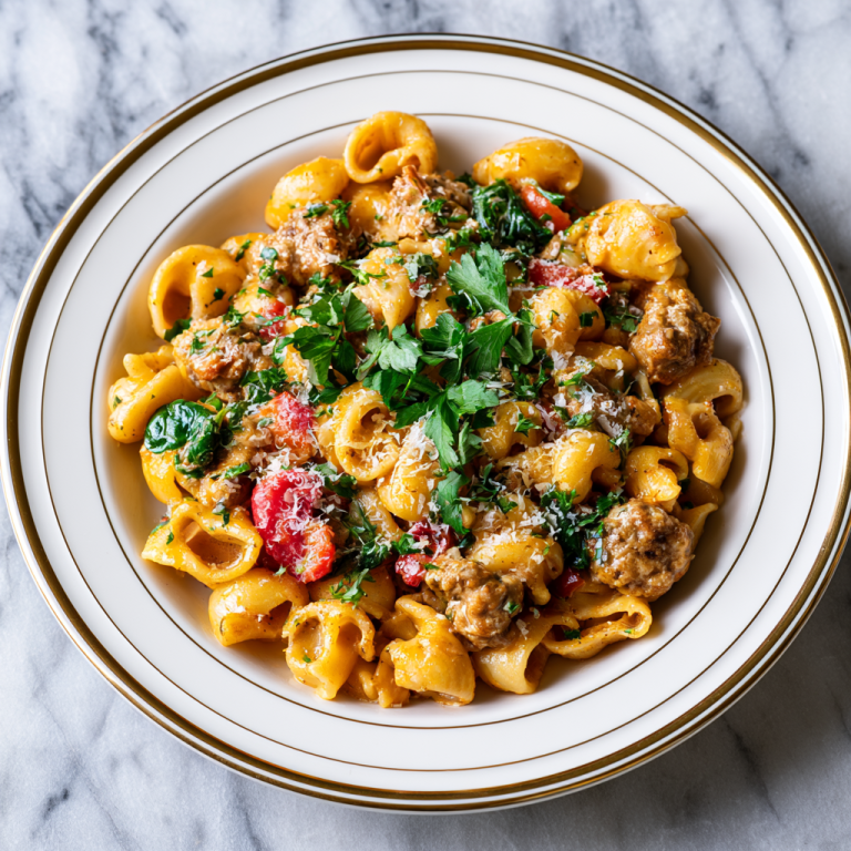 Creamiest Italian Sausage Pasta recipe