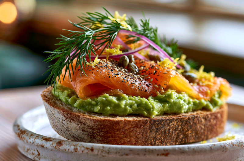 Smoked Salmon & Avocado Toast