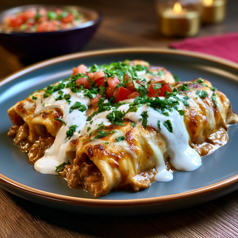 Smothered Beef Burritos With Ranch