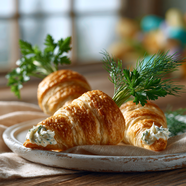 Cute Crescent Roll Carrots