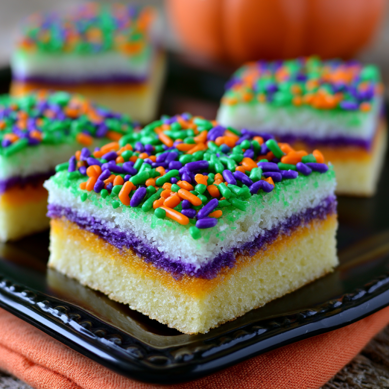 Easy Halloween Sugar Cookie Bars