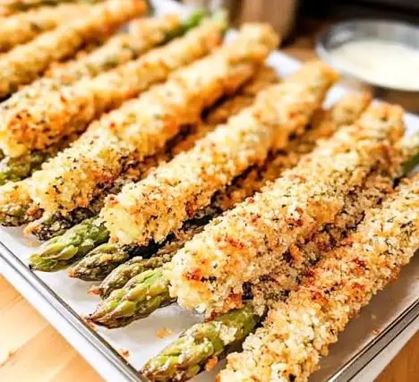 Crispy Asparagus Asiago Spears