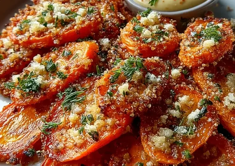 Crispy Smashed Carrots