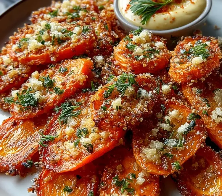 Crispy Smashed Carrots