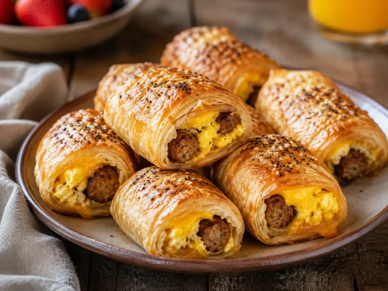 Sausage Egg Breakfast Rolls