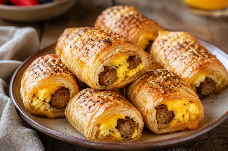 Sausage Egg Breakfast Rolls