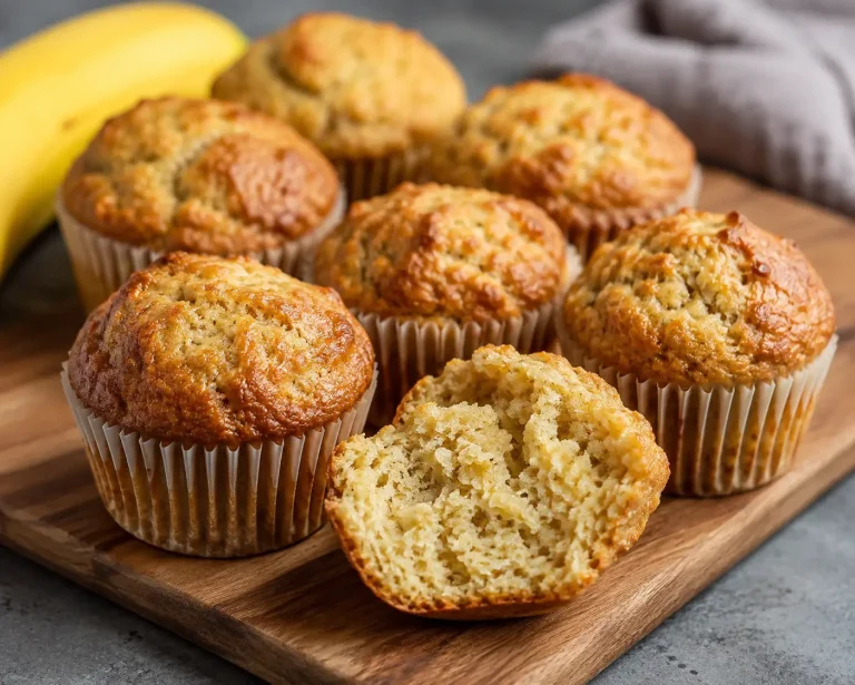 Best Greek Yogurt Banana Muffins