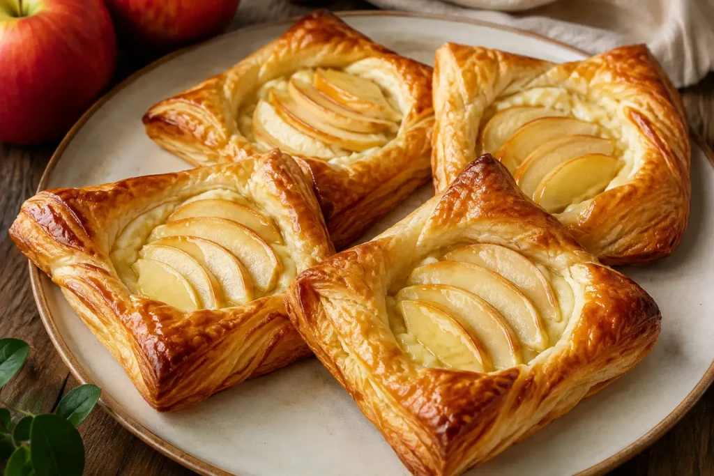 Delicious Apple & Cheese Danishes