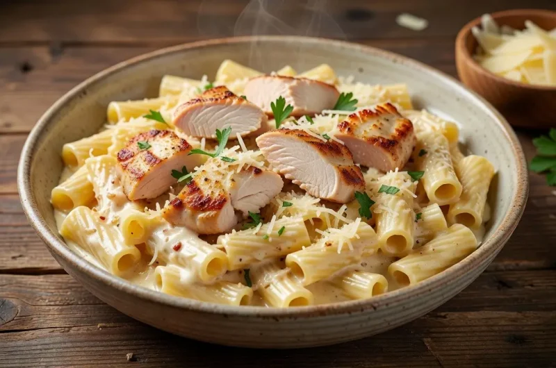 Garlic Parmesan Chicken Pasta