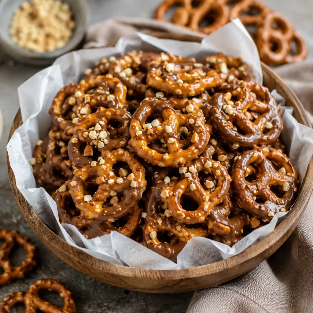 Butter Toffee Pretzels