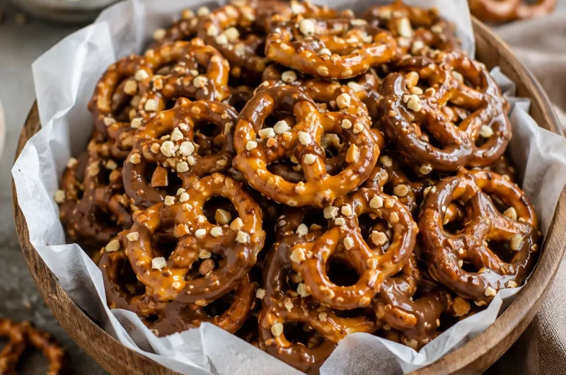 Butter Toffee Pretzels