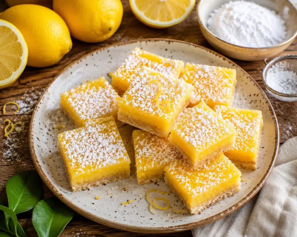 Bright and Fresh Simple Lemon Bars