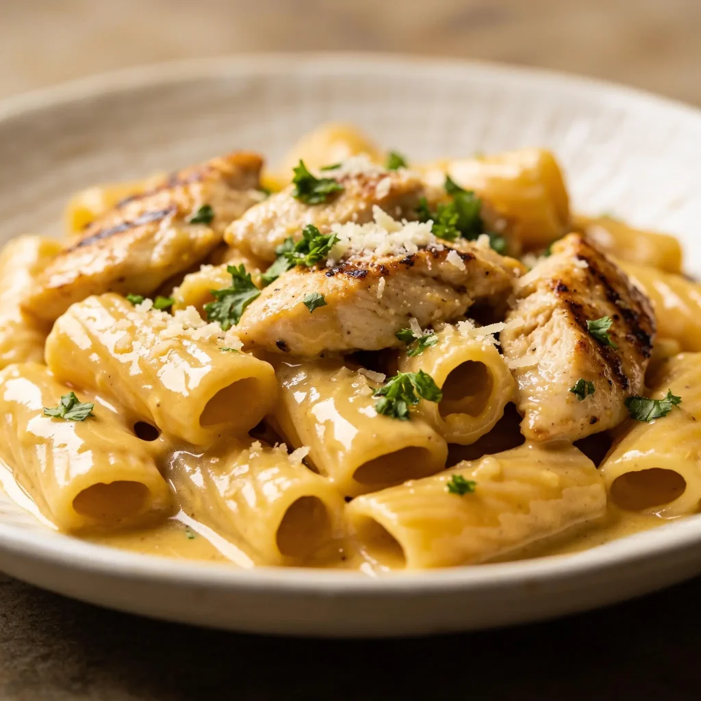Garlic Butter Chicken Rigatoni Recipe