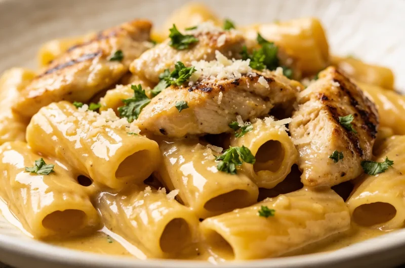 Garlic Butter Chicken Rigatoni Recipe