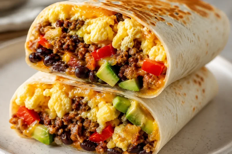 Best High Protein Breakfast Burrito