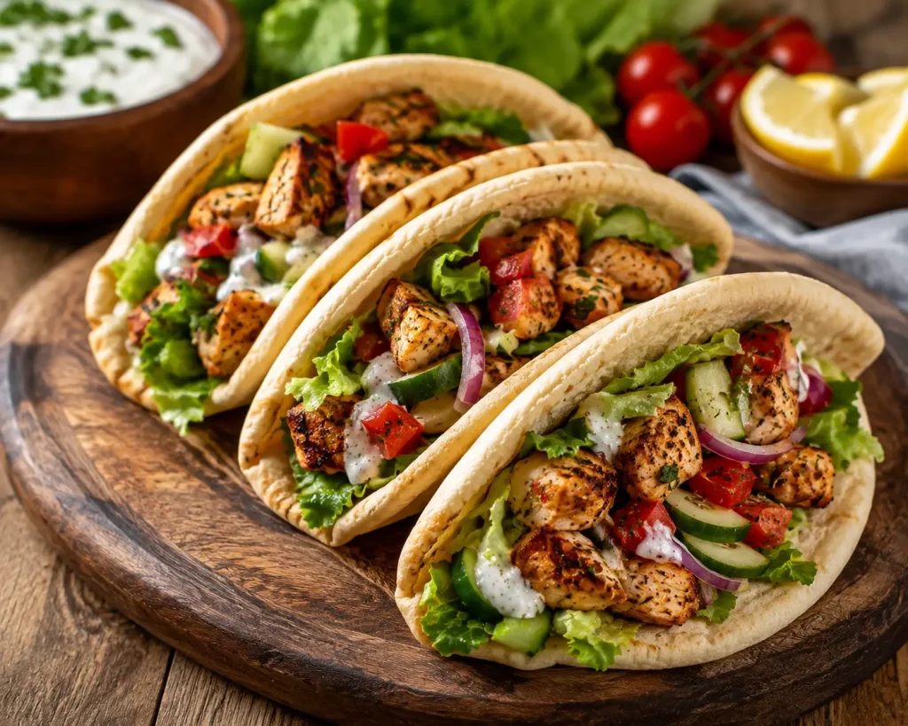 Flavor-Packed Chicken Pitas