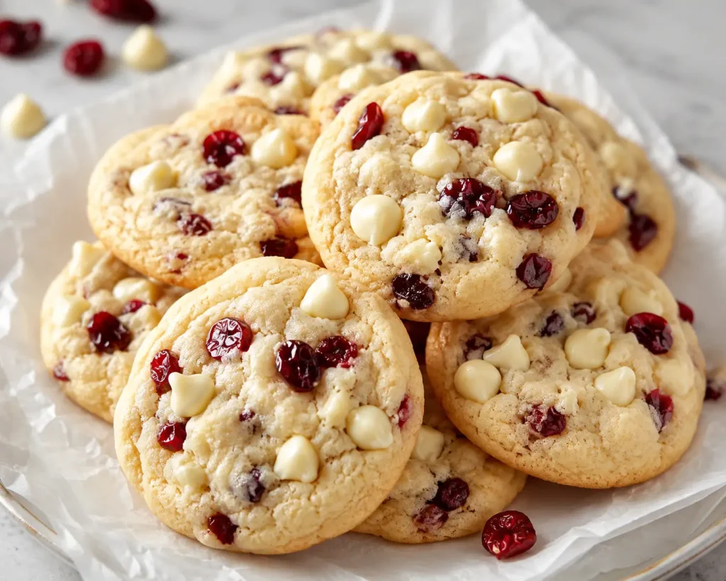 White Chocolate Cranberry Cookies
