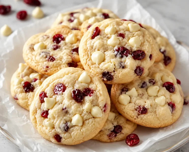 White Chocolate Cranberry Cookies