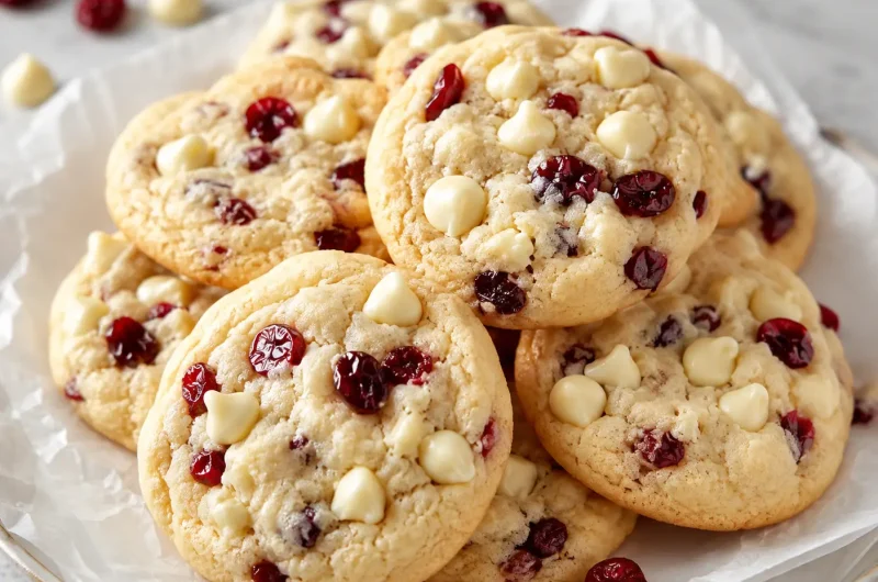 White Chocolate Cranberry Cookies