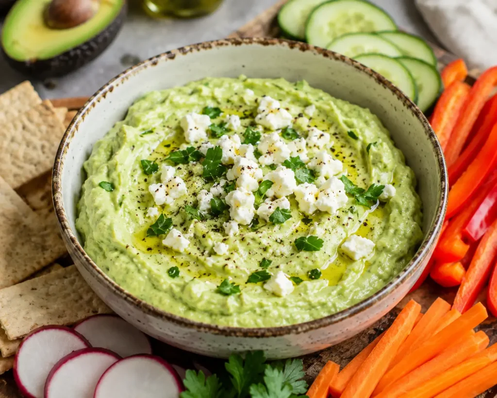 Creamy Avocado Feta Dip