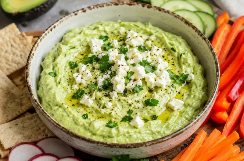 Creamy Avocado Feta Dip