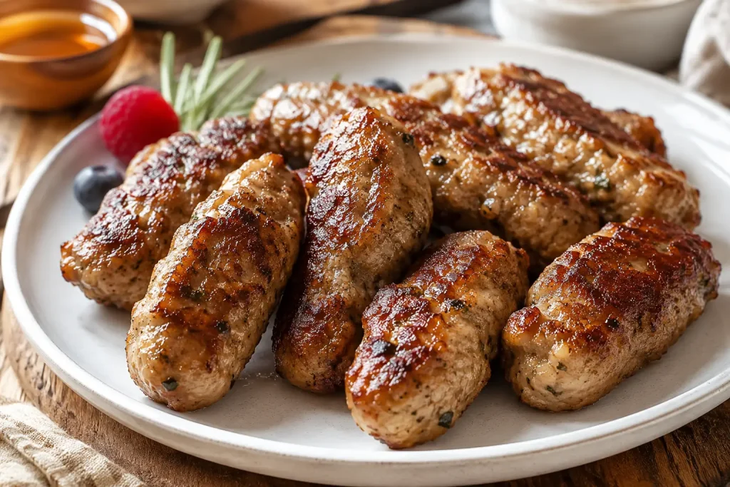 Homemade Maple Chicken Breakfast Sausage