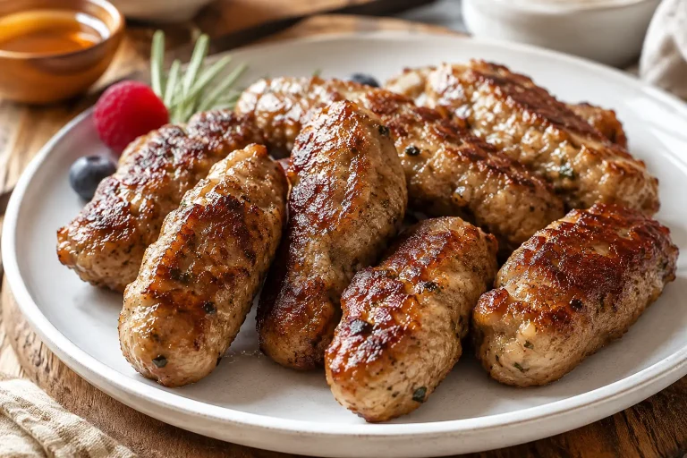 Homemade Maple Chicken Breakfast Sausage