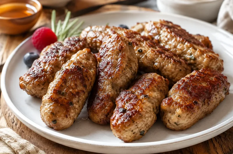 Homemade Maple Chicken Breakfast Sausage