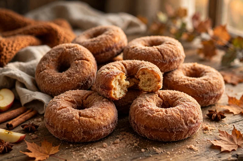 Baked Apple Cider Donuts (Soft & Cakey!)